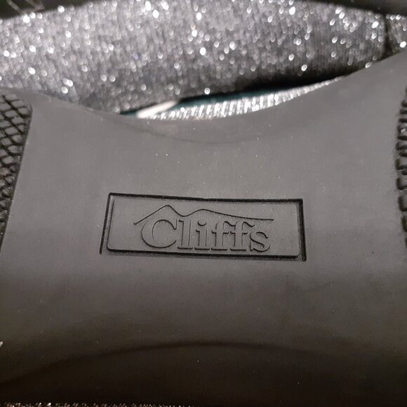 CLIFFS BY WHITE MOUNTAIN SILVER SPARKLE FLATS NEW WITH TAGS - Picture 11 of 13